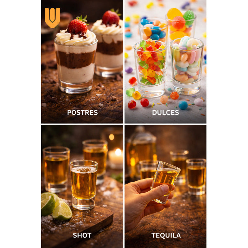 12 Vasos Shot Tequilero Pocillo Largo Vidrio Transparen 50ml Shot Tequila 50ml Vidrio Transparente Cristalino Largo Resistente Reutilizable Fiesta Bar Hogar Lavavajillas