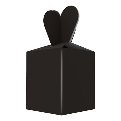 6 Cajas Regalo Dulces Decoracion Cumpleaños Baby Shower Negro