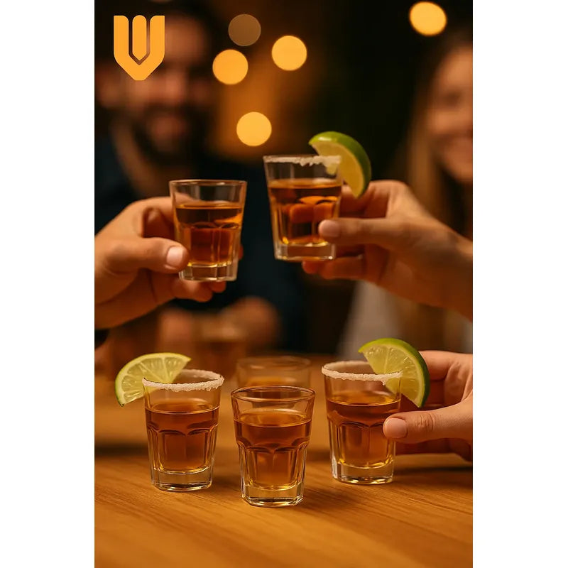 Set 24 Vasos Shot Tequilero Vidrio Vasos Shot Vasos Shopero Transparente