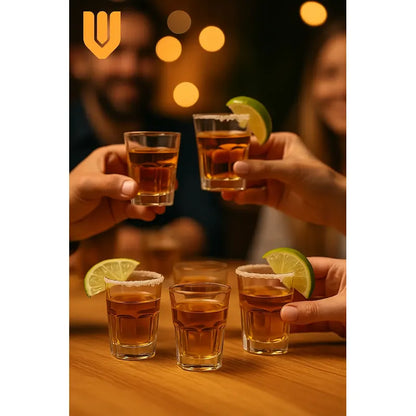 Set 24 Vasos Shot Tequilero Vidrio Vasos Shot Vasos Shopero Transparente