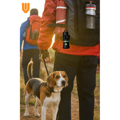 Dispensador Bolsas Mascotas Popo Caca Rollo Bolsas Luz Led