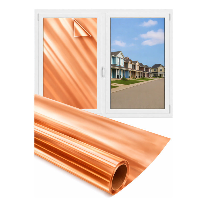 Vinil Espejo Privacidad Film Solar Electrostica Ventanas