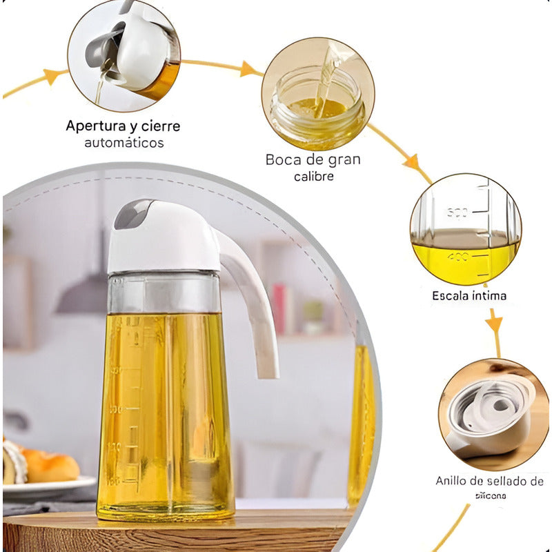 Aceitera Botellas De Aceite Botella De Vidrio Alcuza Vidrio