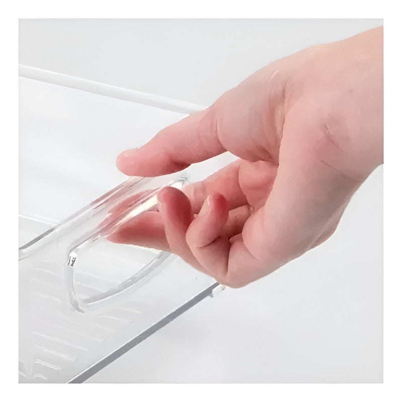 X2 Organizador De Refrigerador Organizador Cocina Multiuso Transparente 864