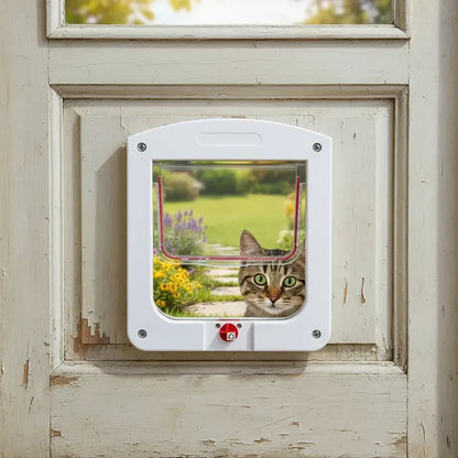 X2 Puerta Para Mascotas Puerta Gatera Puerta Abatible Perro