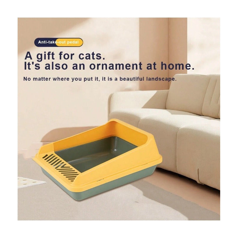 Arenero Para Gato Caja De Arena Higiene Gatos Para Gatos