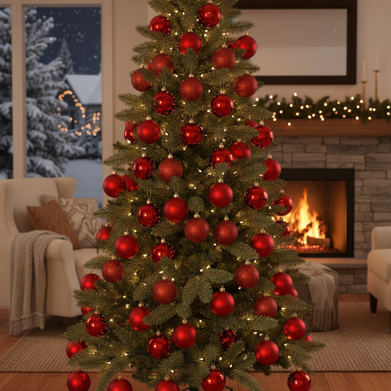 Esferas Navidad Lisa Bolas Navidad Decoracion Esfera Navideñ