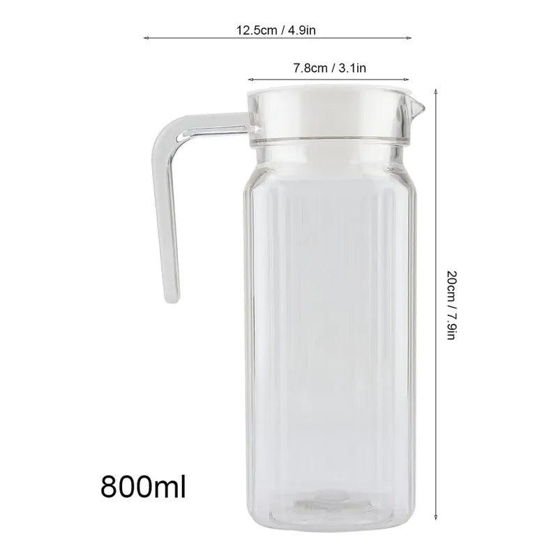 Set 3 Jarras De Vidrio Agua Jarra De Jugo Jarras Con Tapa