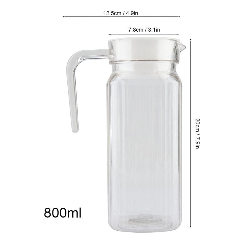 Set 3 Jarras De Vidrio Agua Jarra De Jugo Jarras Con Tapa