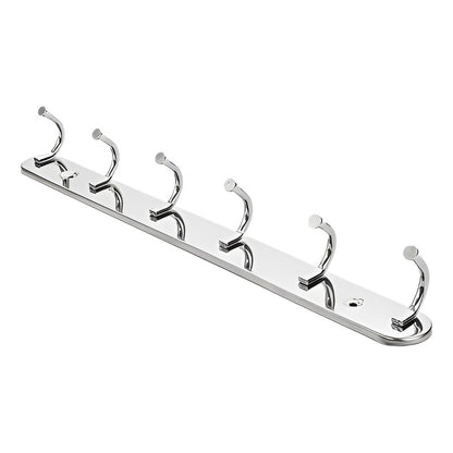 8 Colgador Perchero Aluminio De Pared Colgador Ropa Multiuso