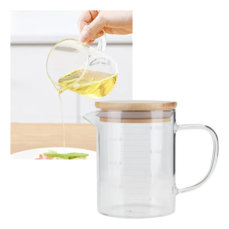 X2 Taza Medidora Con Tapa Taza Medidora Vidrio Taza Medidora Transparente