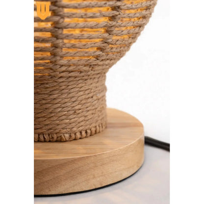 Lampara Mesa Bambu Led E27 Iluminacion Ambiental Luz Calida Noche Mesa Bambu Iluminacion Ambiental Led E27 Estilo Clasico Natural Luz Calida Dormitorio Color Marron Claro Lampara Mesa Bambu...