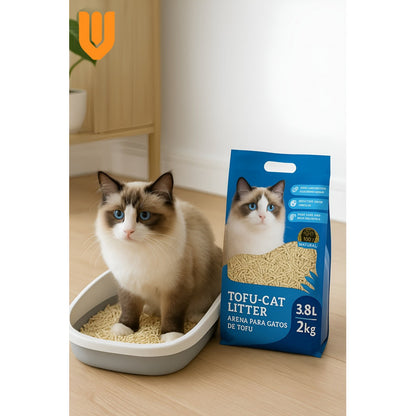 3 Arena De Tofu Arena Tofu Arena Sanitaria Para Gatos 2 Kg