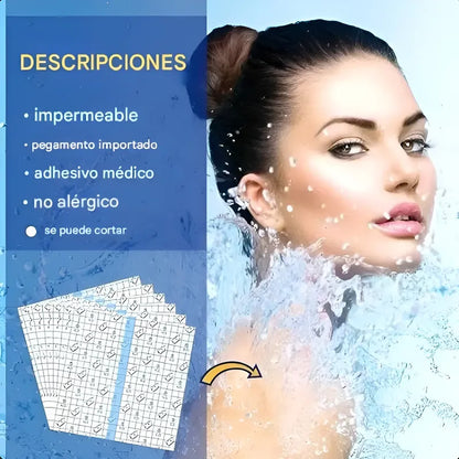 10 Parche Impermeable Parche Para Heridas Parche Ducha Herid Beige