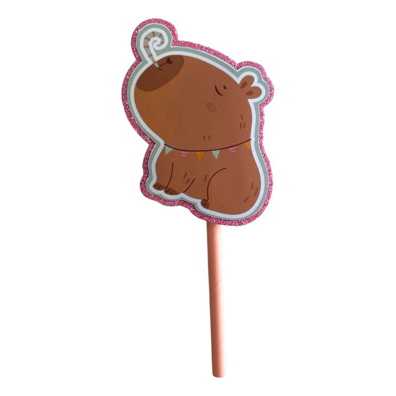 Topper Cumpleaños Torta Cotillon Cup Cake Fiestas Decoracion