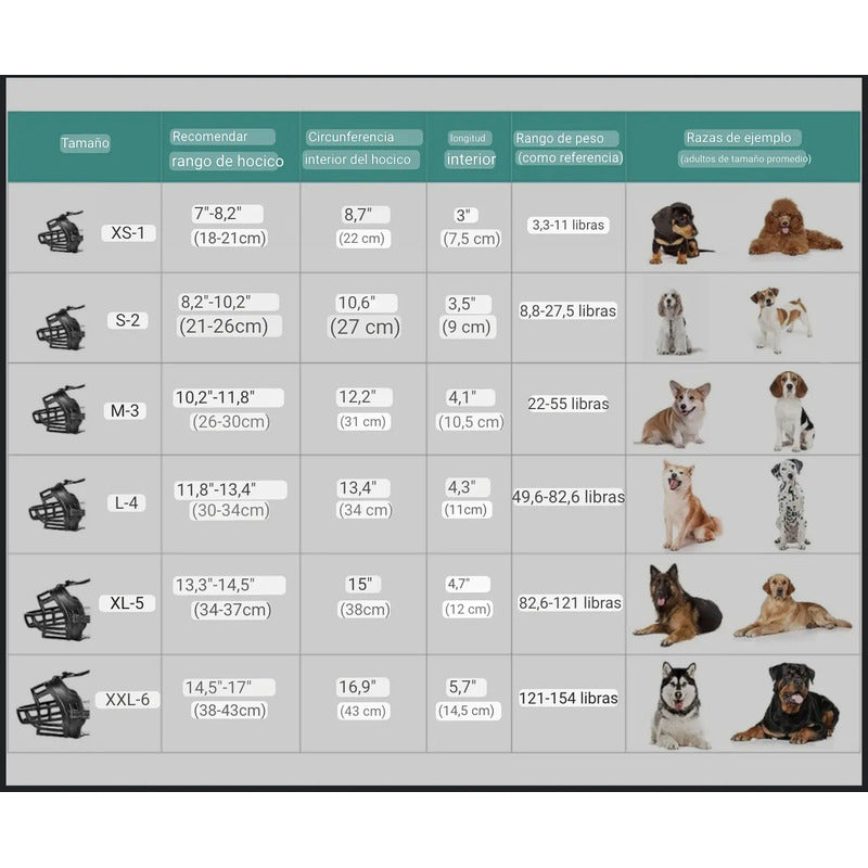 X2 Bozal Perro Grandes Bozal Perros Bozal Perro Grande Xl