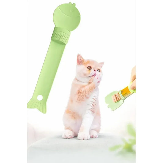 Alimentador Cremoso Perros Gatos Ergonomico Practico Limpio Verde Claro Neutro Elegante Estetica Urbana Diseño Moderno Accesorio Mascotas Visual Sobrio Combinacion Versatil Estilo Minimalista