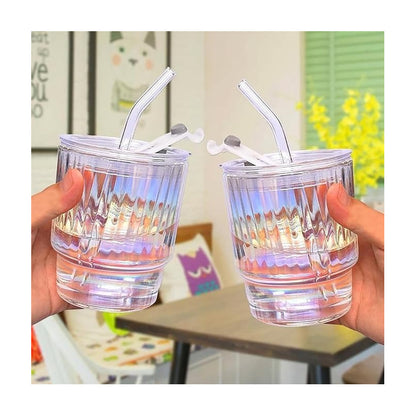 Vasos Con Bombilla Bombillas Reutilizables Tazas Transparent