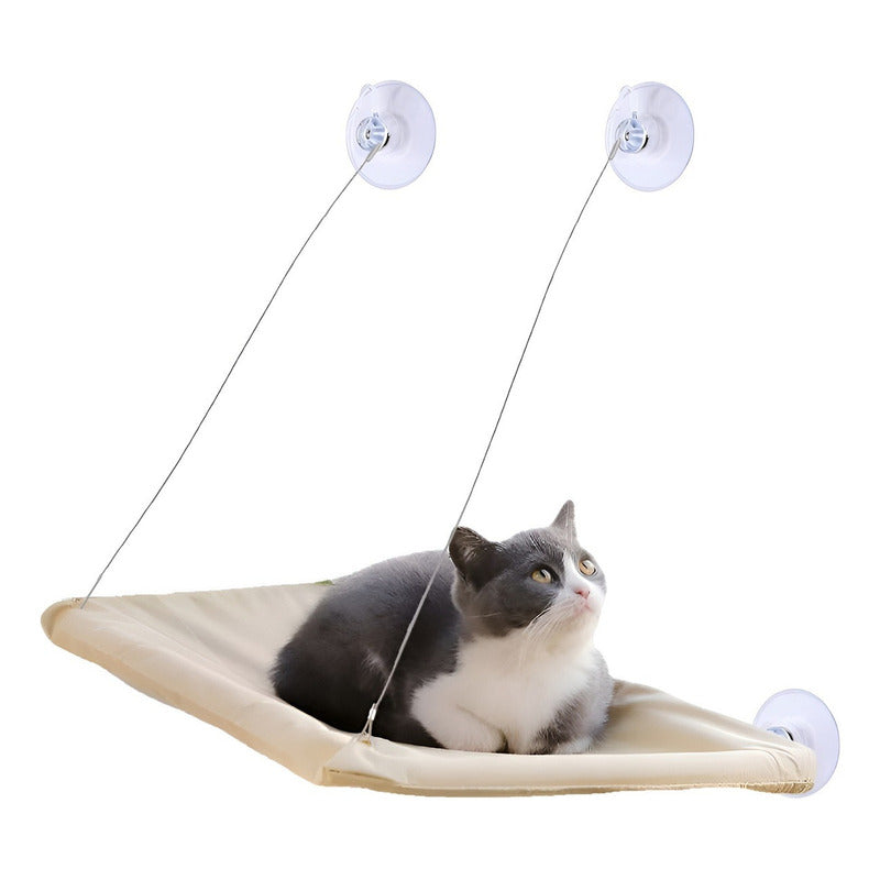 Hamaca Para Gatos Cama De Gato Cama Colgante Ventana Color Beige