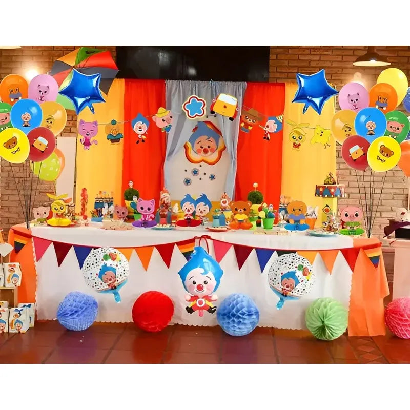 2 Mantel De Cumpleaños Plim Plim Mantel Decoracion Plim Plim Verde Claro Unicornio