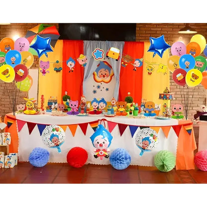 2 Mantel De Cumpleaños Plim Plim Mantel Decoracion Plim Plim Verde Claro Unicornio