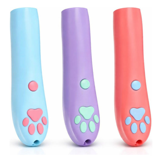 Puntero Laser Juguete Interactivo Gatos Raton Proyector Juguete Caza Felina Proyector Ratón Luz Multicolor Estimulacion Instinto Agilidad Diversion Interior Laser