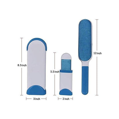 Removedor De Pelos Mascotas Cepillo Removedor Perros Y Gatos Blanco/azul