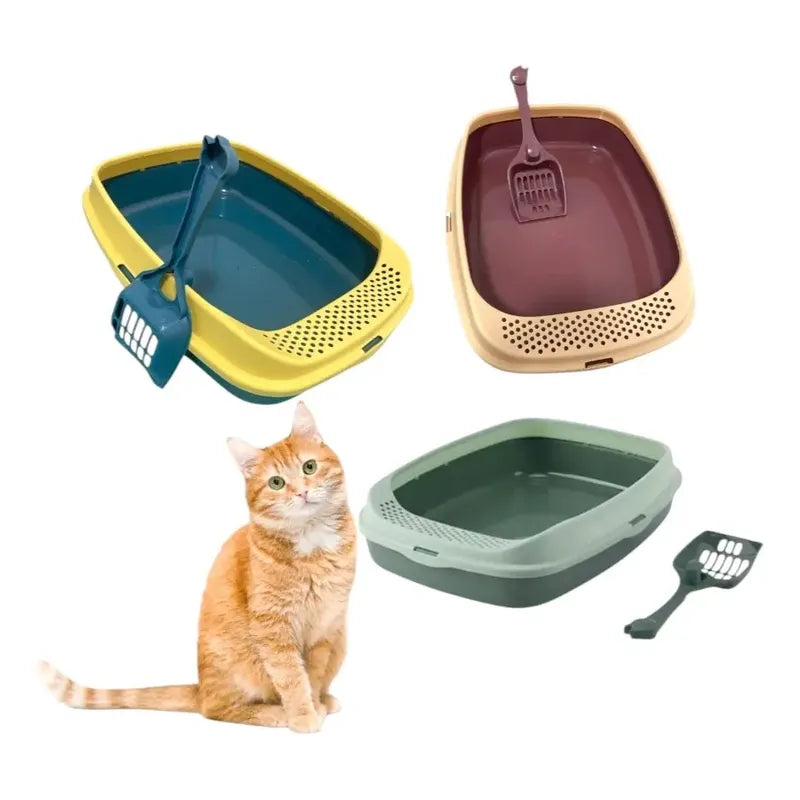Caja Arenero Gato Areneros Gatos Baño Gato Baño Para Gatos Verde