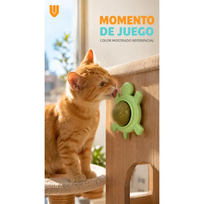 X4 Bola Hierba Gatera Catnip Snack Para Gatos Bola Adhesiva  Variado Pequeño