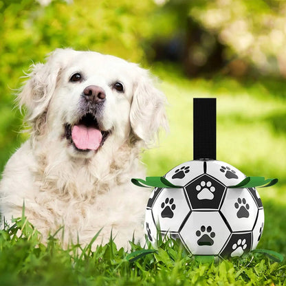 Pelota Para Perro Con Agarre Juguete Perro Pelota Perro 15cm Color Blanco