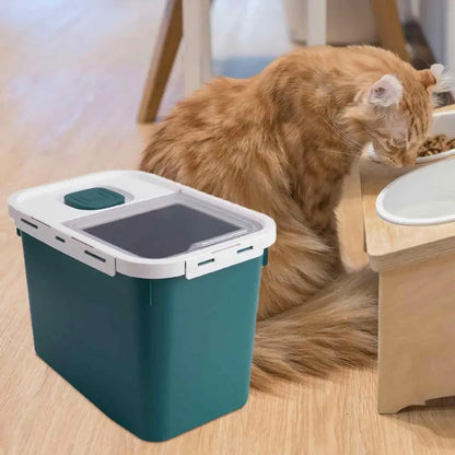 2 Recipiente De Alimentos Para Perros Gatos Cierre Hermético