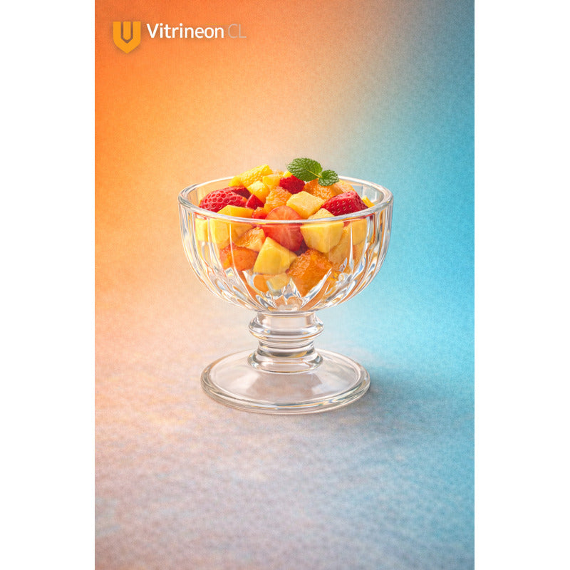 6 Copas Helado Vasos Vidrio Postre Dulces Transparente 200ml Set Copas Postre Vidrio 6 Piezas Helado Sundae Parfait Dessert Ice Cream Bowl 200ml Cristal Transparente Transparente