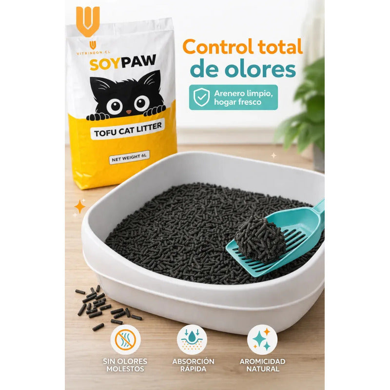 Arena Para Gatos Arena Aglutinante Arena Gatos Tofu 2,5kg