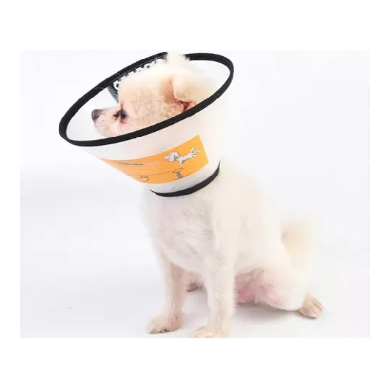 Collar Isabelino Perro Collar Isabelino Gato Collar Perro Talla 4 Collar Isabelino Perro Gato Mascotas Collar Heridas Isabelino Vitrineon Cl  Color Blanco-negro Tamaño Del Collar Talla 4 26-30