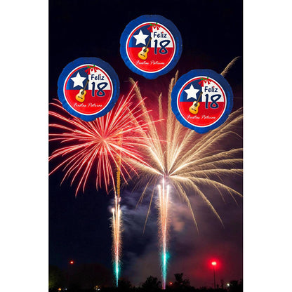 Globos Decorativos Fiestas Patrias Bandera Chile Decoracion