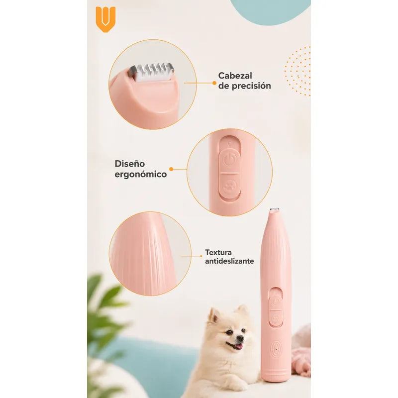 Máquina Afeitadora Mascotas Patas Huellas Limpias Cortapelo
