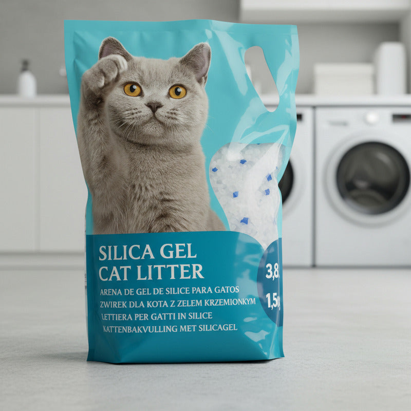 Arena Cristal Gato Silica Arena Gatos Cristales Gel 1.5 Kg