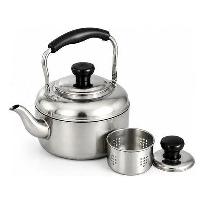 Tetera Cuello Cisne Té Caliente Hogar Lluvia Barista Cocina Tetera Cuello Cisne Acero Inoxidable 2 Litros Plateada Mango Plástico Apta Fuego Directo Cocina Cafés Tés Dcbz18 Premium