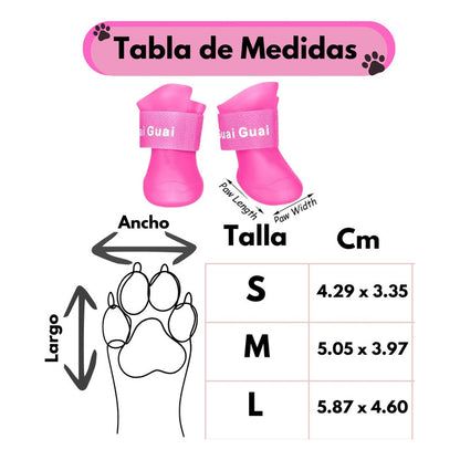 Zapatos Impermeables Para Perros Botitas Para Perros Zapato