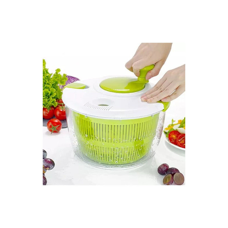 Secador Centrífugo Para Ensaladas, Hojas, Verduras Y Lechuga