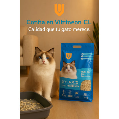 Arena Tofu Gatos Arena Bentonita Sanitaria Arena Tofu 2 Kg