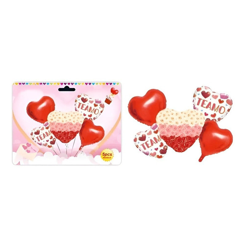 X5 Decoracion San Valentin Globos Corazon Globos Corazones