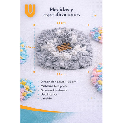 Alfombra Olfativa Perro Juguete Interactivo Estimulador Masc