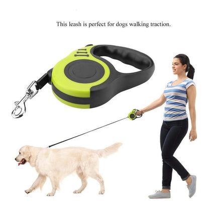 Correa Perro Resistente Extensible Fuerte Larga 3 Mts Nylon