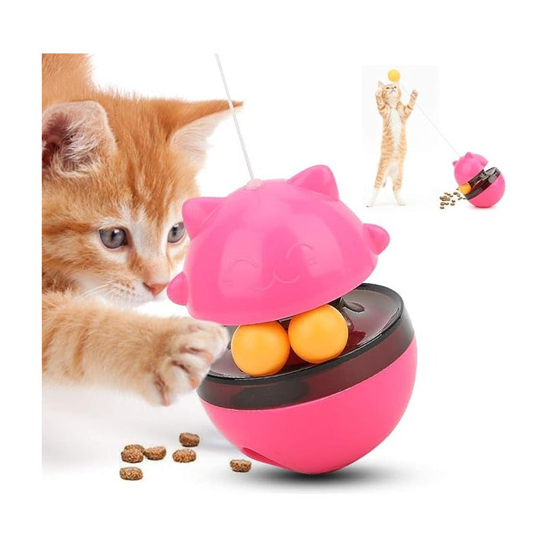 Juego De Gato Juguete Para Gatos Bola Dispensadora Juego