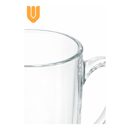 Vitrineon Vasos Cerveza Mug Vidrio Asa Transparente 670ml Transparente