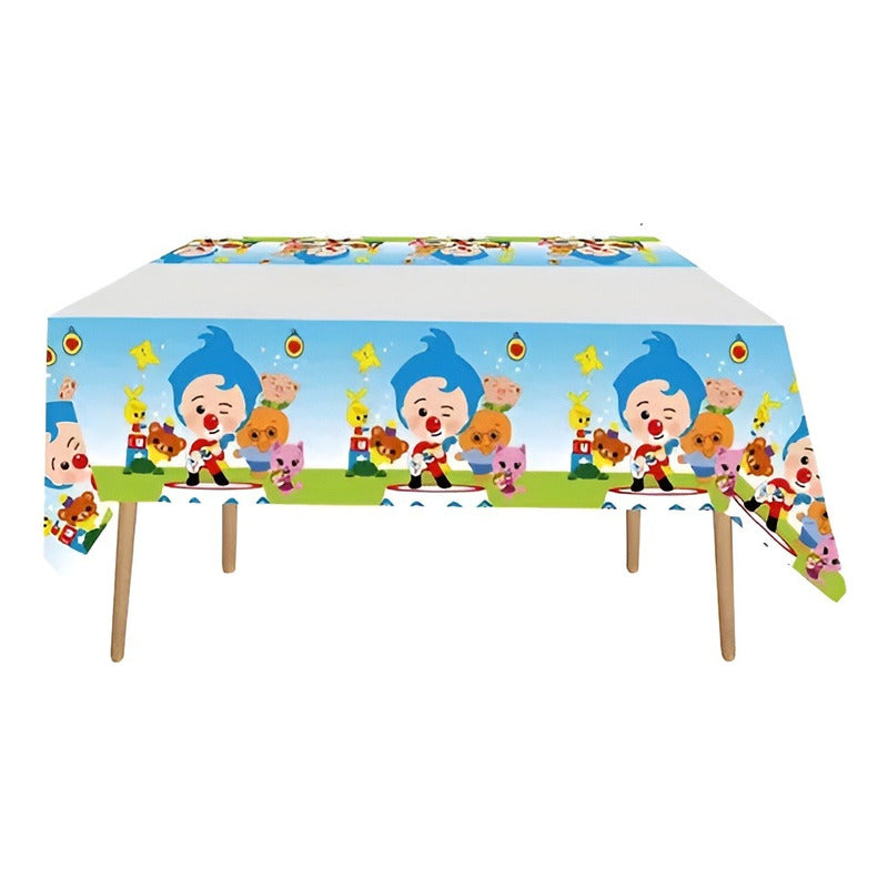 2 Mantel De Cumpleaños Plim Plim Mantel Decoracion Plim Plim