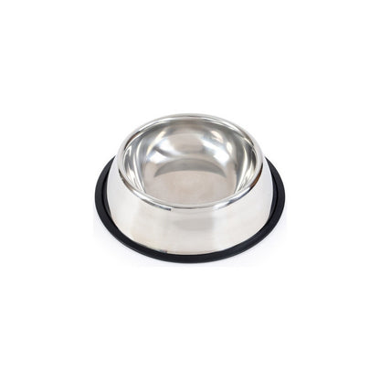 Plato Comedero Para Mascotas De Acero Inoxidable 24 Oz Tutti Color Plateado