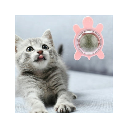 Bola Hierba Gatera Catnip Snack Para Gatos Bola Adhesiva Cat