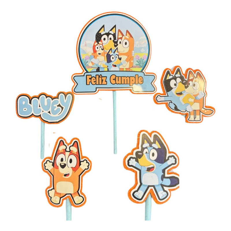 Topper Cumpleaños Torta Cotillon Cup Cake Fiestas Decoracion